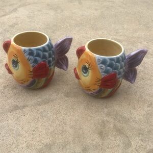 DARIO FARRUCCI Design Colorful Vissen Fish Coffee Cup Mug